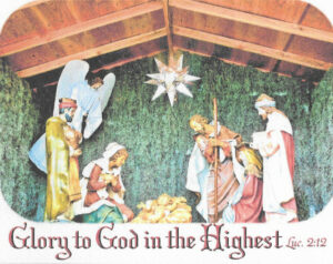 Christmas manger scene