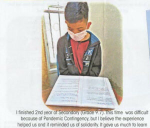 boy studying